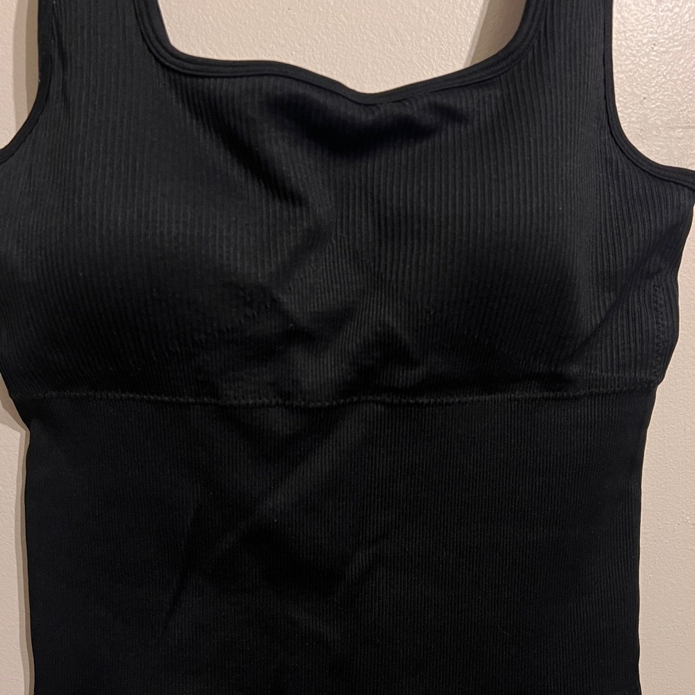 OQQ Ribbed Black Boot Cut Jumpsuit - Picture 5 of 8
